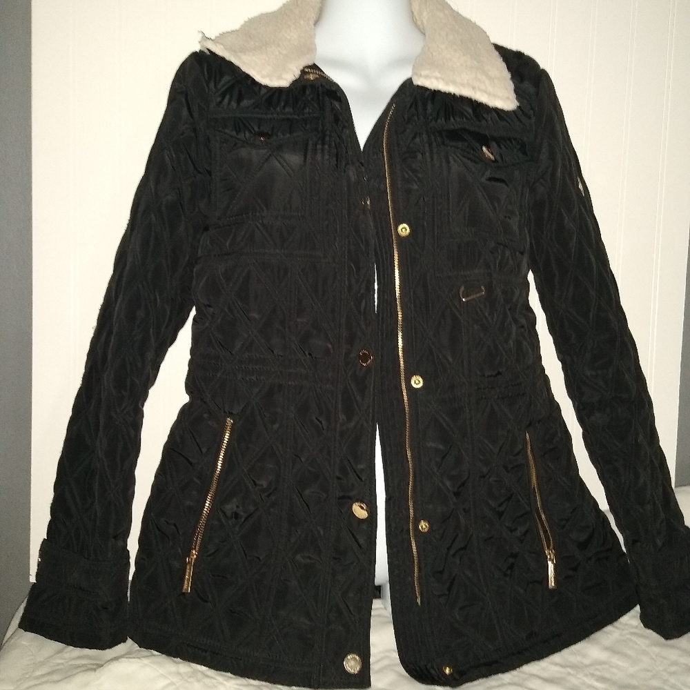 Michael Kors Small Black Quilted Jacket